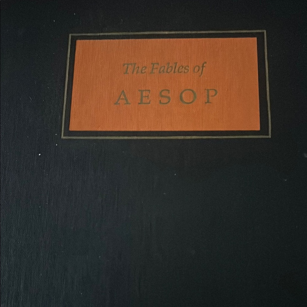 The Fables of Aesop Book
